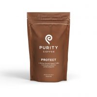 Protect Purity Organic Coffee -  Light-Medium Roast Whole Bean Coffee (12 oz)